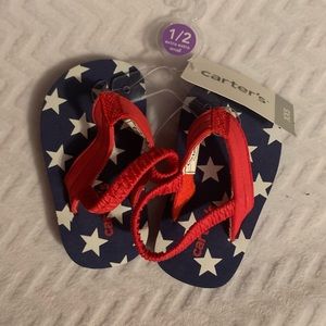 NWT newborn flip flops